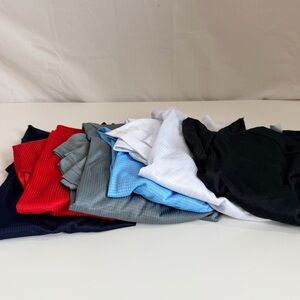 Set of 6 Lightweight Breathable Activewear Workout Short Sleeve T-Shirts